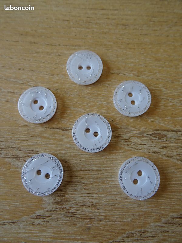 Lot De 6 Bouchons à Boutons En Argent Sterling – Vintage #FMB414
