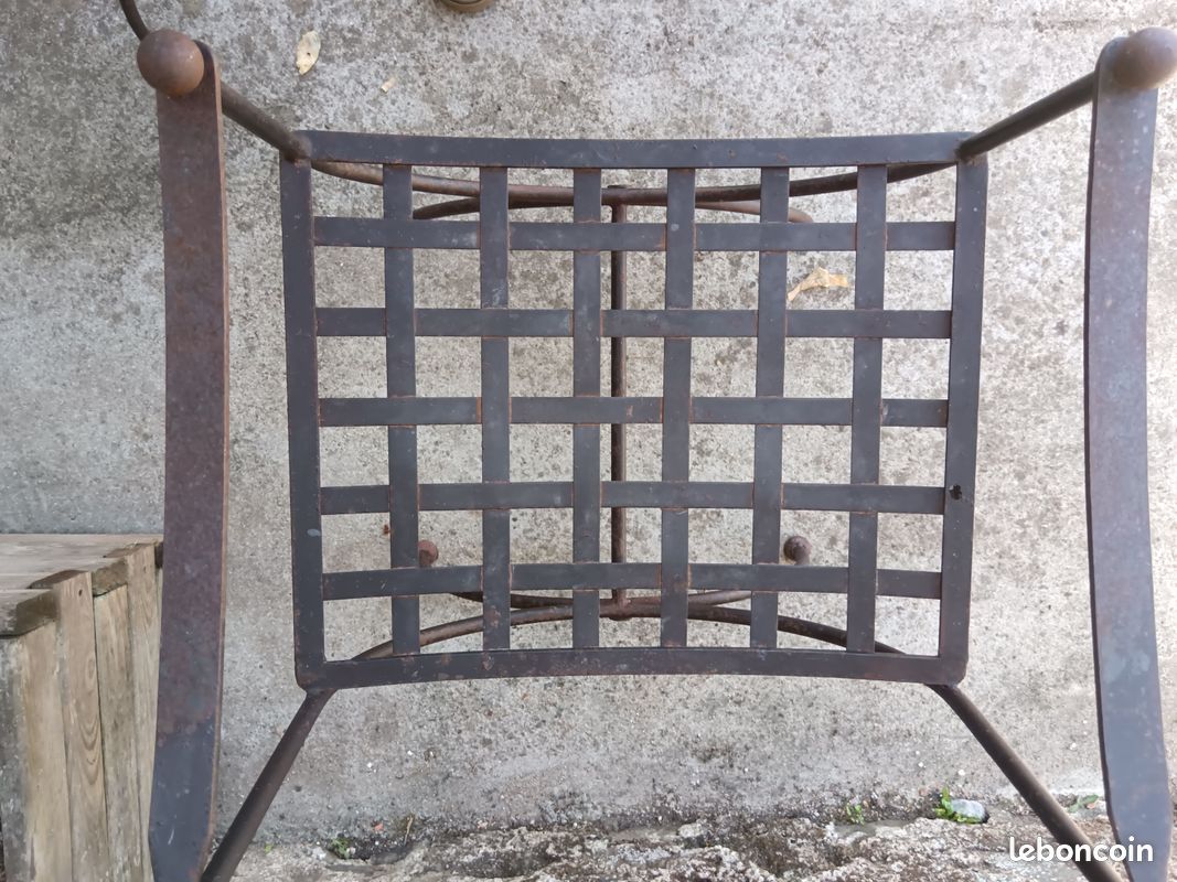 Chaises fer forgé (image 11)