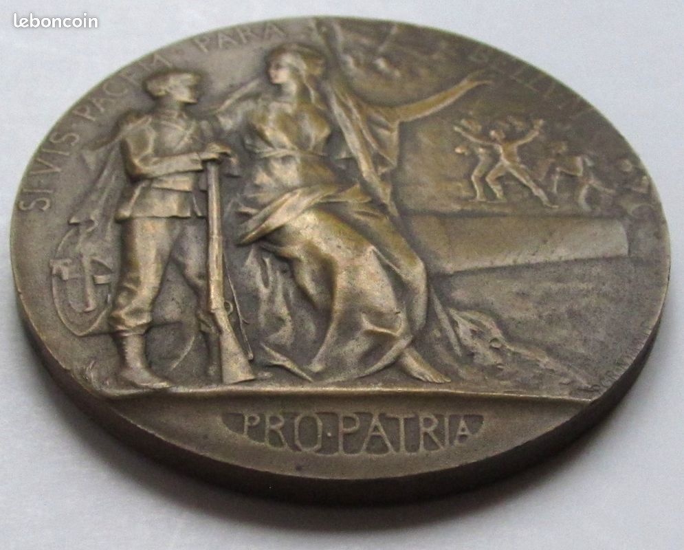 Médaille militaire - Militär - École Recrue 1934 Pro Patria (Gebraucht