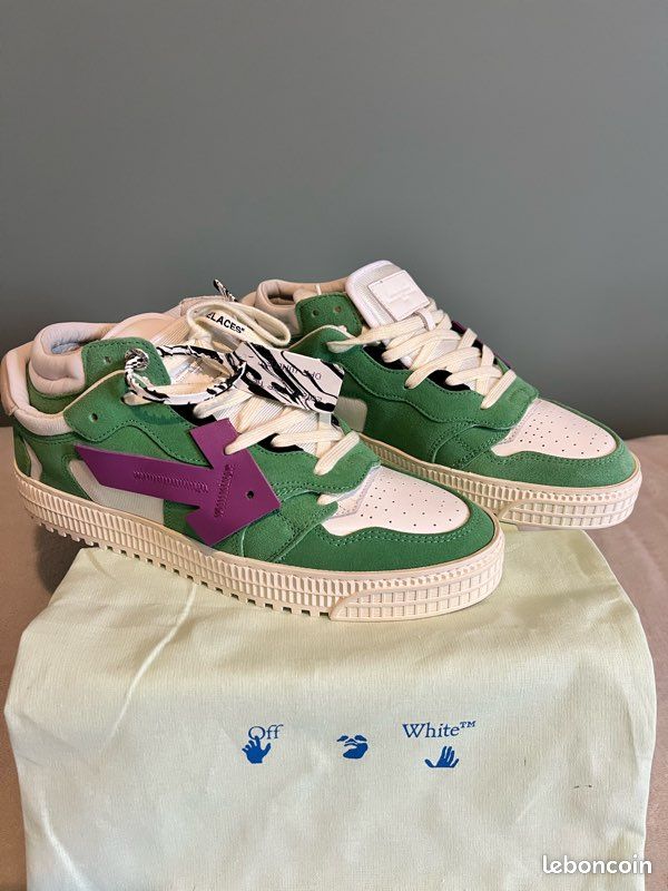 Sneakers Off Court Low Green/Purple - OFF WHITE c/o Virgil Abloh - EU 42/UK 8 (image 1)