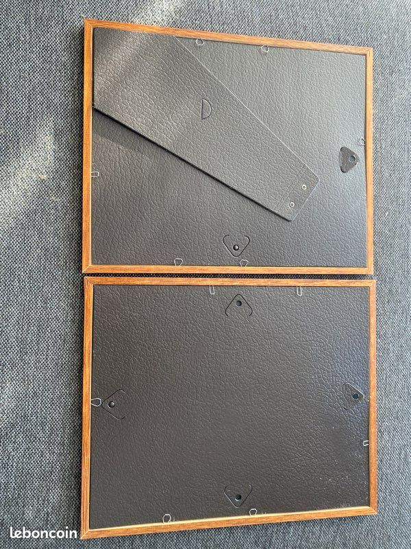 DUO RARE : Tableaux Vintage DUFEX (1989) – Effet Holographique Irisé (image 8)