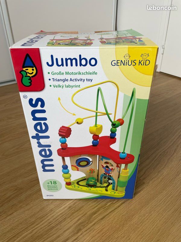 Jeu en bois spirale boulier Bino & Mertens (image 1)