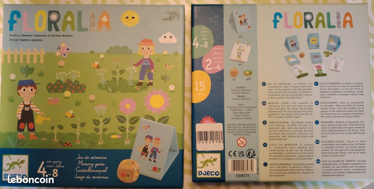 Jeu de mémoire DJECO Floralia (image 2)