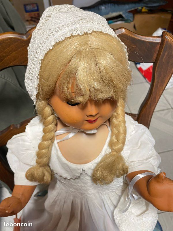 POUPON POUPÉE BELLA vintage ancien pouet EUR 25,00 - PicClick FR