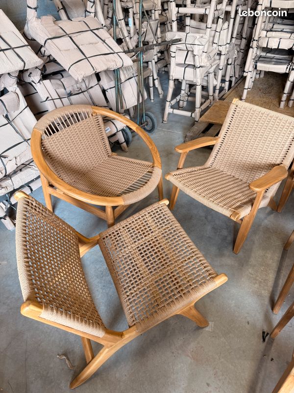 Fauteuil teck neuf (image 1)