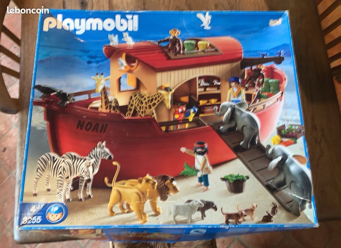 PLAYMOBIL 3255 L'ARCHE DE NOE - Complet État Neuf