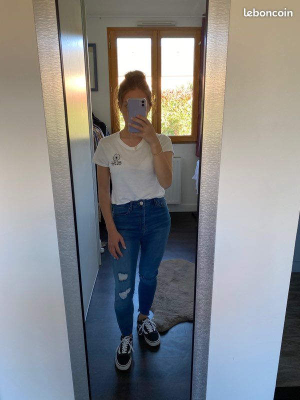Jean skinny taille haute (image 1)