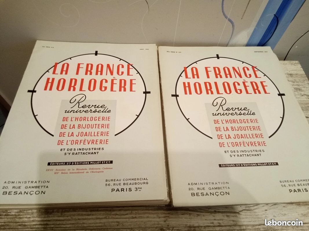 Revue la France horlogère . Année 1963. Rare (image 5)
