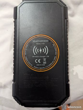 Hiluckey - 26800mAh - 4 Ports USB - Charge Rapide sans Fil