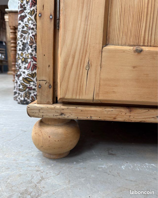 Buffet haut ancien campagne chic (rénové) (image 10)