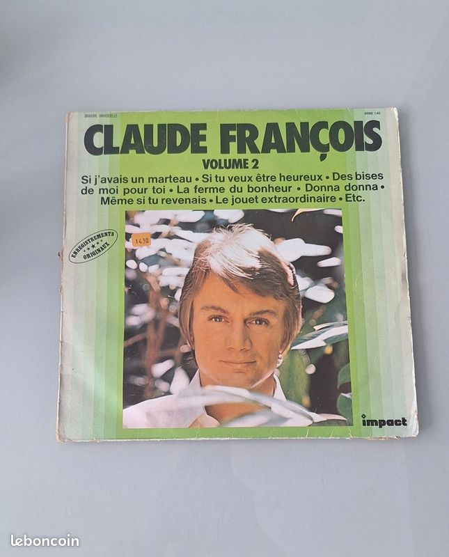 Lot 5 vinyles 33 tours Claude François – éditions originales 1977-1985 (image 7)
