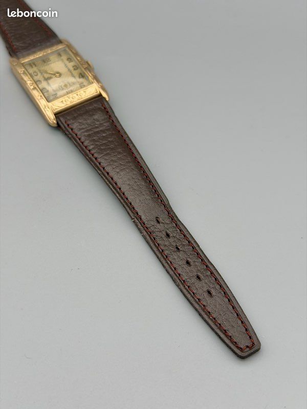 Montre Mécanique Femme GIL Suisse - Boîtier Plaqué Or 20µ - Années 70, Fonctionne Très Bien