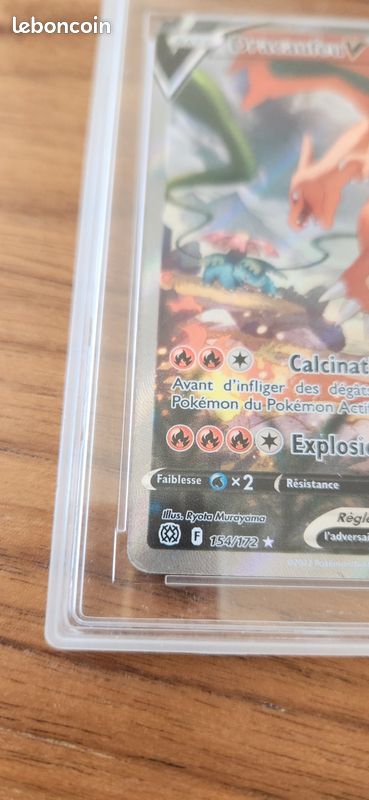 Carte pokemon dracaufeu V CCC grading (image 3)