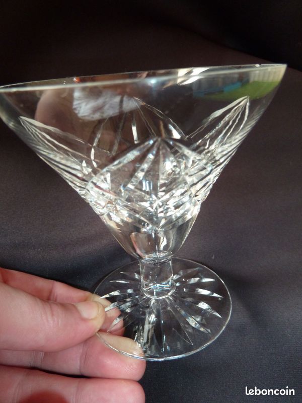 5 Coupes anciennes en CRISTAL ST LOUIS (kar) (image 4)
