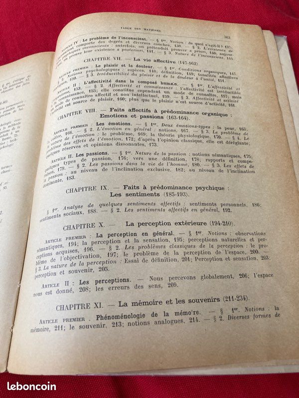 Nouveau précis de Philosophie. Tome 1 Psychologie. Paul Foulquié (image 5)