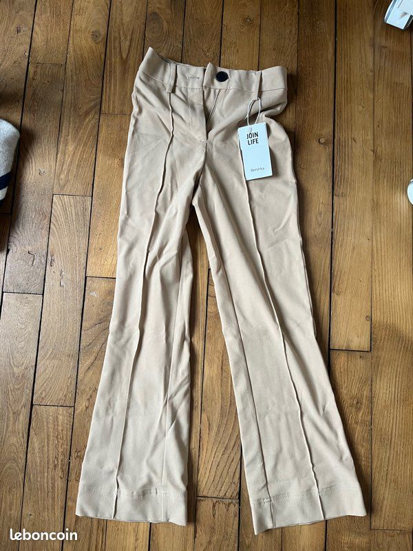 Pantalon beige berska (image 1)