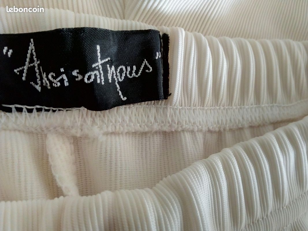 Pantalon Tissus Extensible -- Blanc Cassé -- T42/44 -- Femme (image 3)