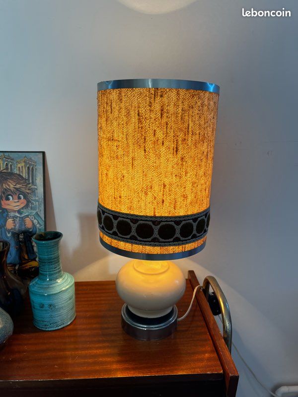 Lampe vintage année 70 rétro mid century (image 18)
