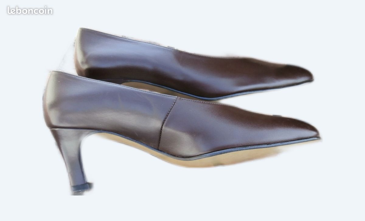 Escarpin femme cuir neuf t36 (image 3)
