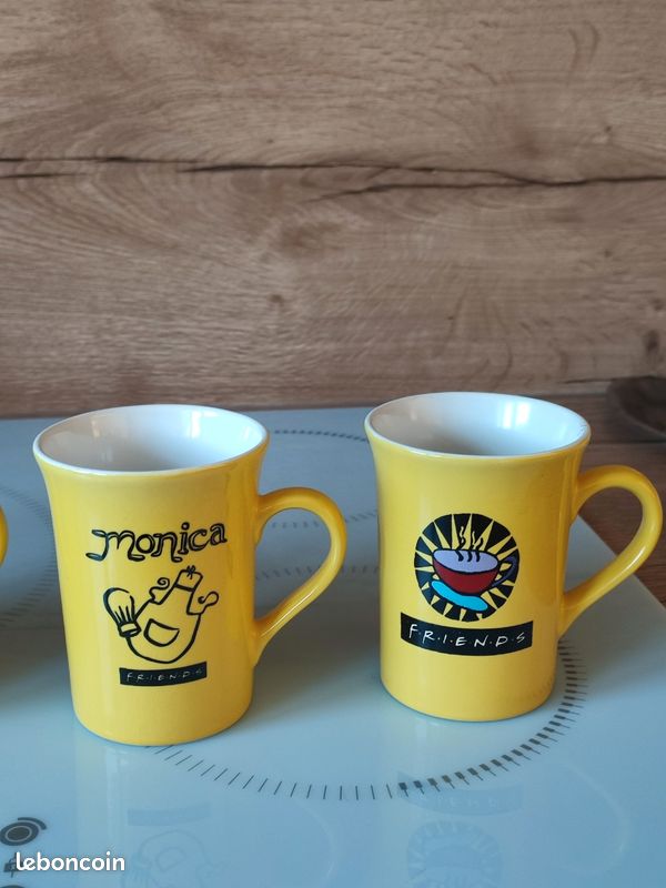 Mug (tasse) Friends - Monica "Lipton" - Jaune - Céramique - Occasion En Très Bon état