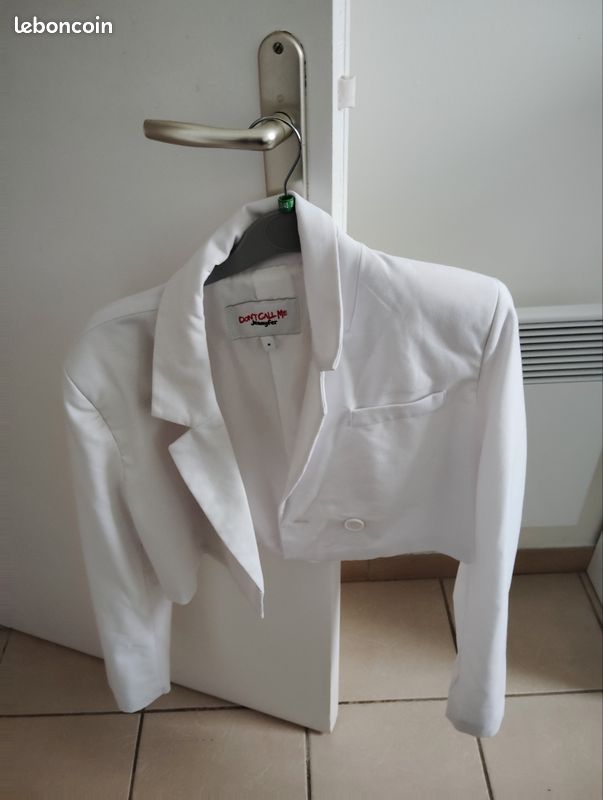 Veste Blazer Femme Habillée Mexx Taille 38 - Couleur Beige - Polyester - Neuf Avec étiquettes