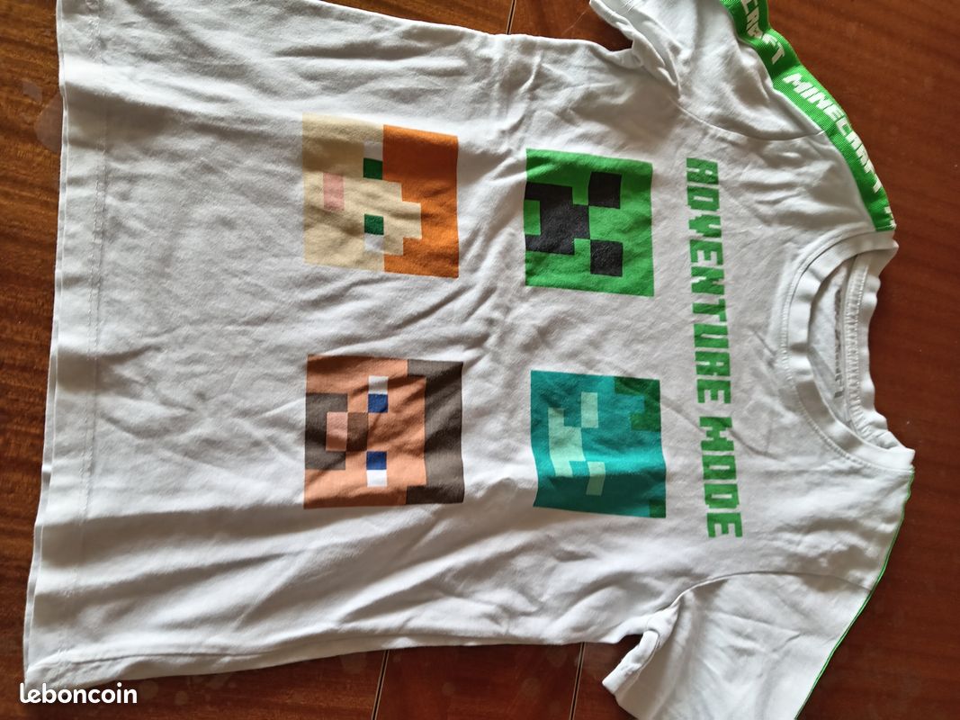 T shirt Minecraft 7 ans (image 1)