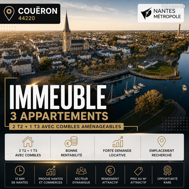 Immeuble 10 pièces 240 m² · à Couëron · 240 m² · 239 900 €