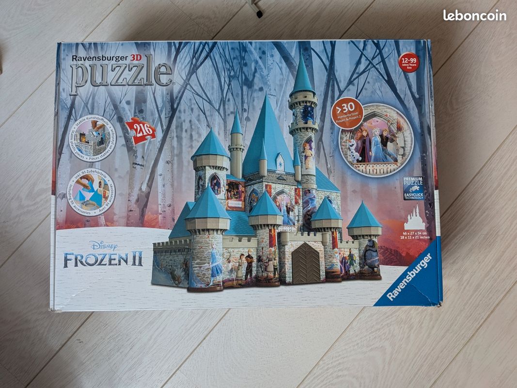 Puzzle 3D reine des neiges Frozen II - Jeux & Jouets