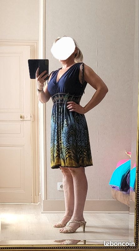 Robe courte multicolore.Taille 38 (image 2)