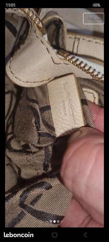 Sac lancel en cuir souple Tonelle très chic et glamour, voir mes autres ventes 🌹 (image 9)