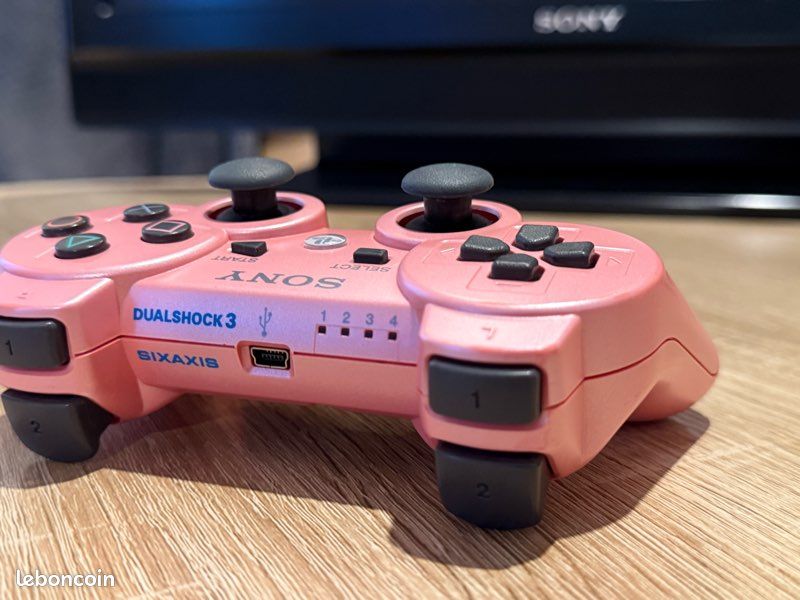 Manette DualShock 2 Rose - PS2 - Accessoire Occasion Pas Cher