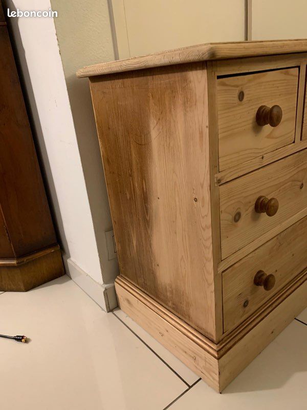 Commode pin massif type interior (image 5)
