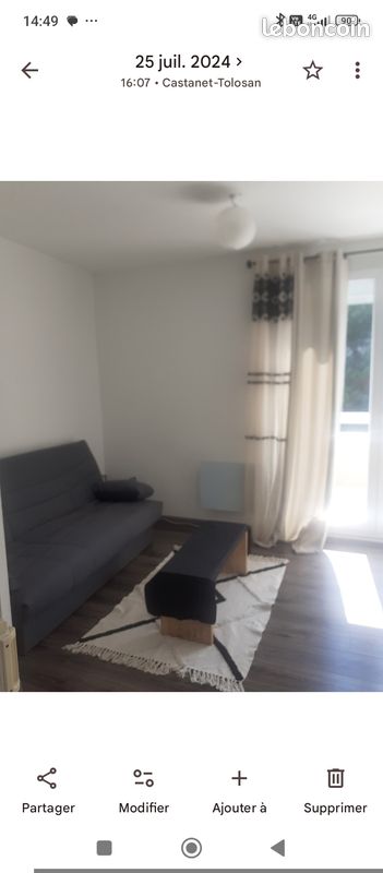 Appartement 1 pièce 20 m² · à Castanet-Tolosan · 20 m² · 500 €