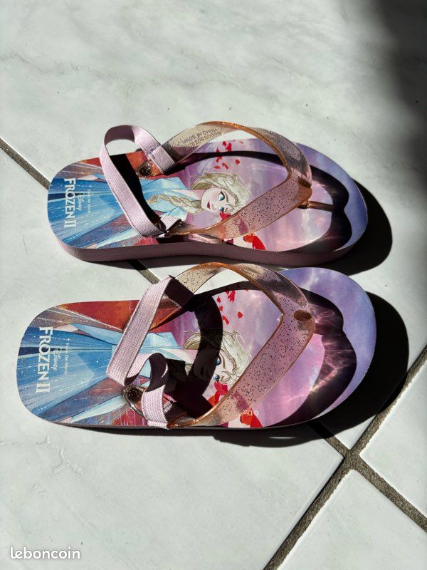 Chaussures Tong Reine Des Neiges Sandales Tong Fille Reine Des