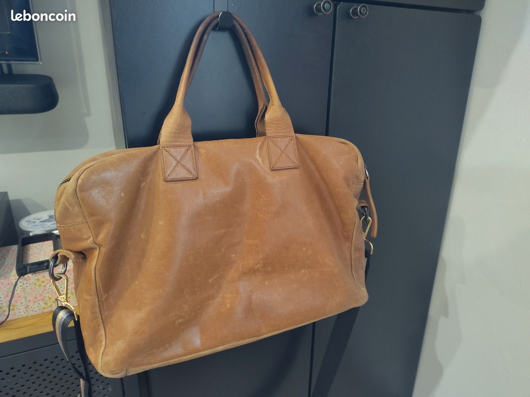 Sacoche cuir Minelli vintage (image 3)