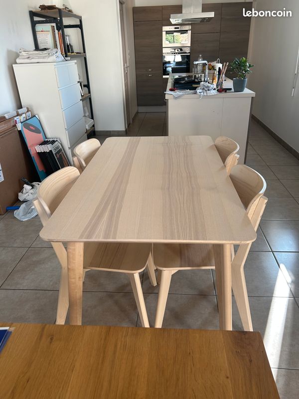 Table Lisabo - IKEA (chaises déjà vendues) (image 2)