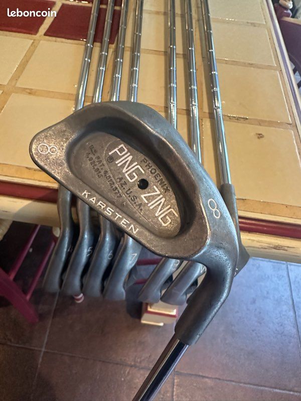 Série Ping Zing Complète – 9 Fers + 3 Bois – Clubs De Golf Occasion