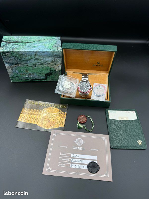 Rolex gmt master coca (pepsi) full set (image 2)