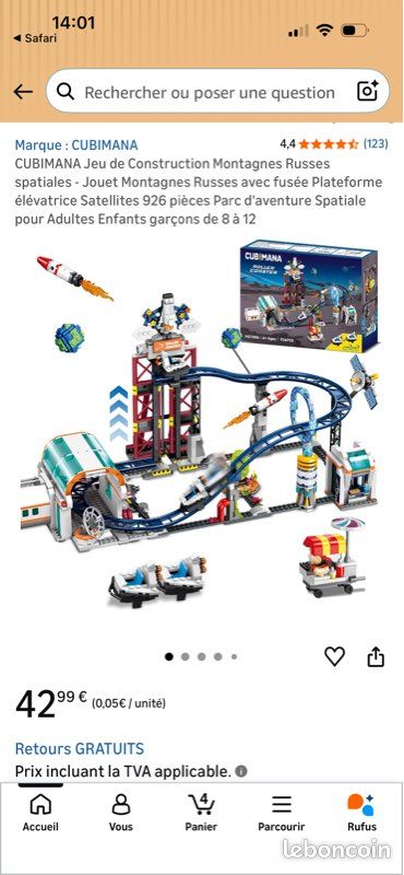 Lego CUBIMANA Roller classer COMPLET (image 11)