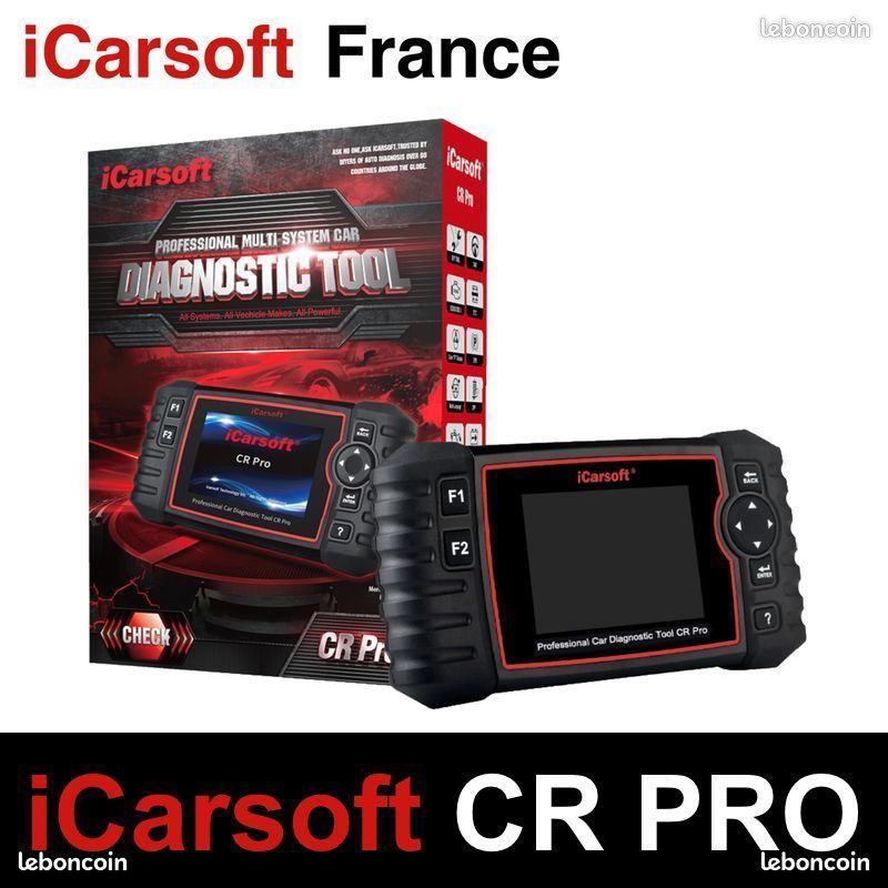 ICarsoft CR Pro, Valise Diagnostic Automobile Multimarques en Français