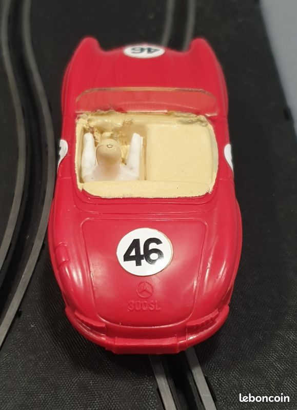 Nomura Toy Kosuge Mercedes 300 SL Rouge - Jouet Japonais Filoguidé En Tôle - Occasion