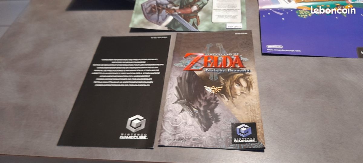 Zelda Twilight Princess Gamecube PAL FR - Excellent état - Code Non Gratté