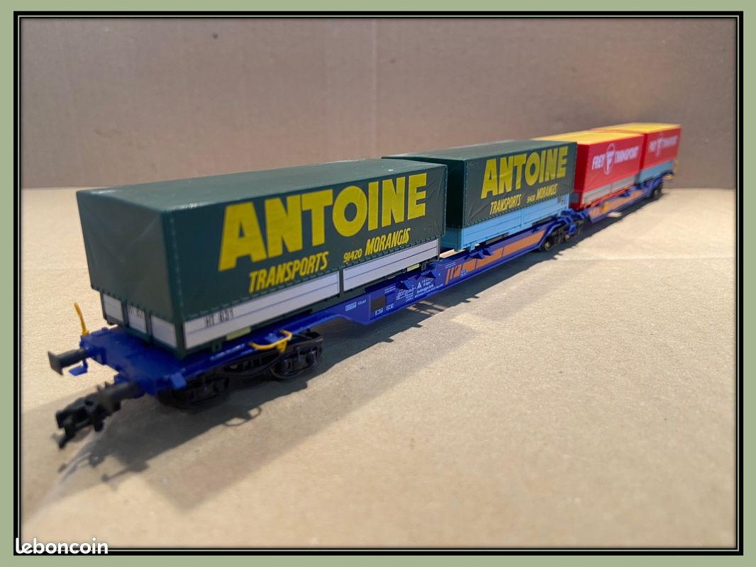 Roco Wagons Couplés Porte-conteneurs CHO YANG CP 47105 - Échelle HO - Neuf