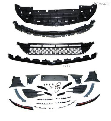 PARE-CHOCS AVANT MERCEDES CLASSE A W177  18-21  AUSSI A BERLINE V177 Look A45 Amg Avec Pdc Avec Ailettes Amg