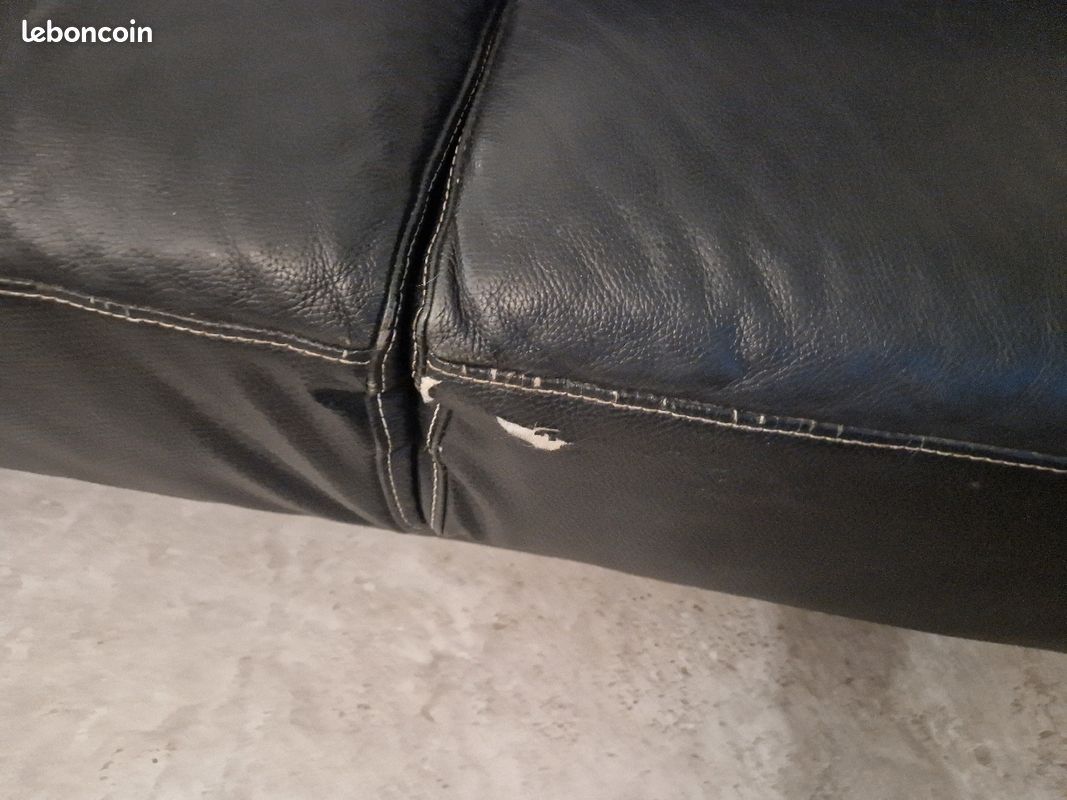 Lot de 2 canapes cuir (image 6)
