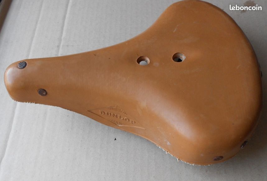Selle vélo ancien idéale dunlop neuve - Équipements vélos