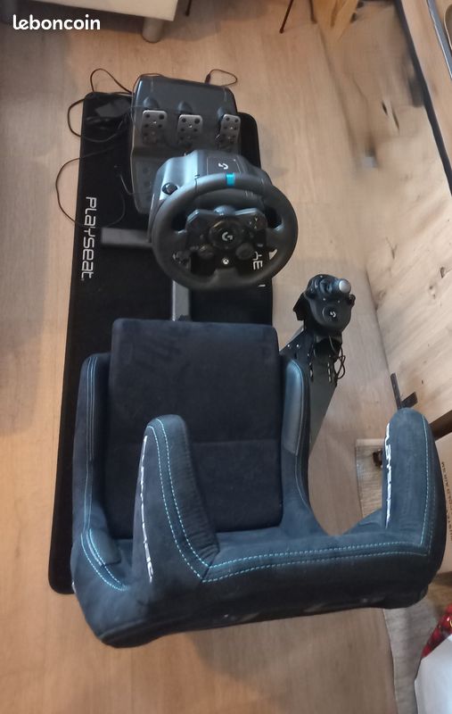 Logitech G923 + Playseat Evolution Alcantara Pro + Shifter + 