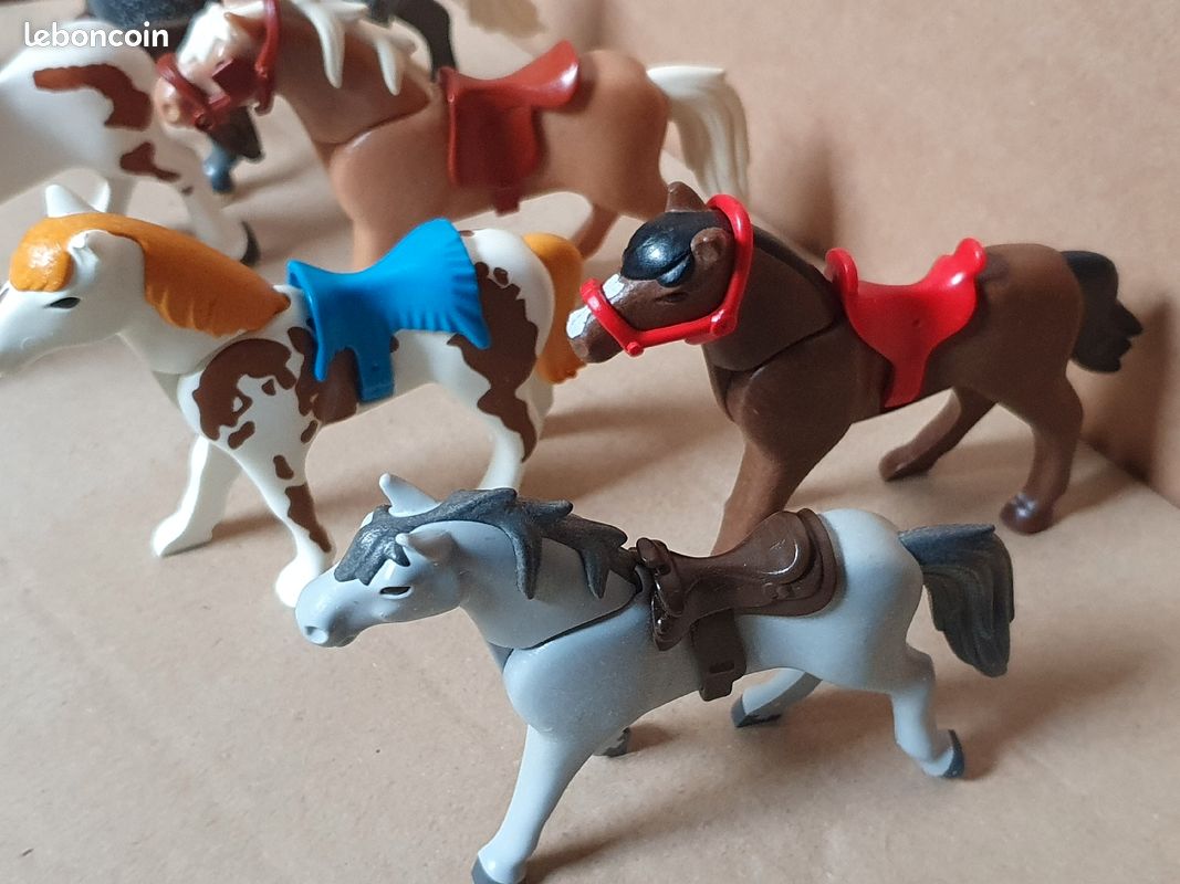Playmobil chevaux d'occasion (image 3)