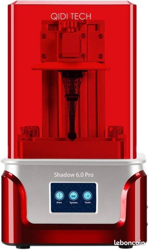 Imprimante 3D QIDI TECH Shadow 6.0 Pro, imprimante résine UV LCD avec double rail de guidage pour l'axe Z et module UV amélioré (image 1)