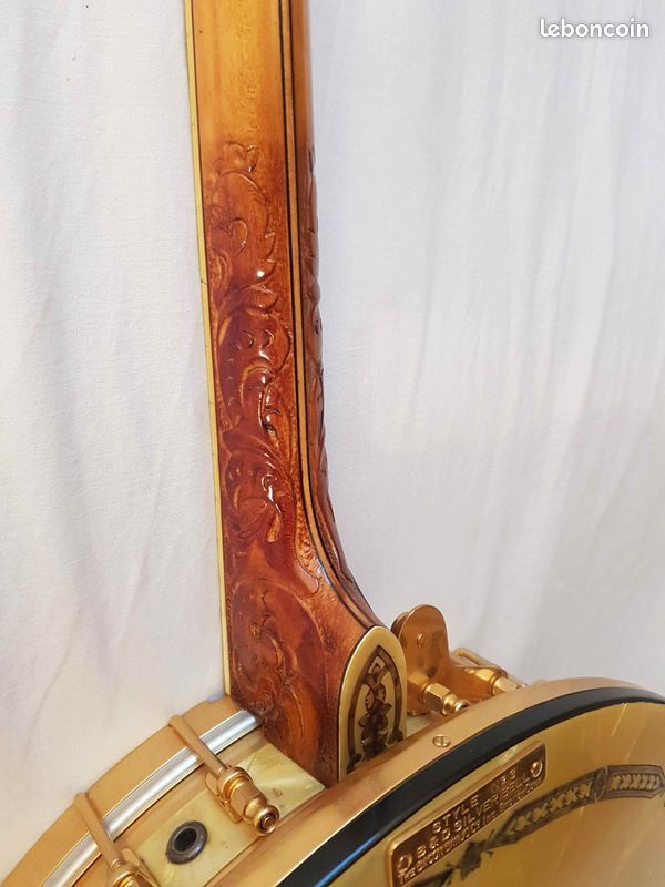 Cordier Banjo Vintage 5 Cordes Alliage Avec Housse - Remplacement Rapide Banjo
